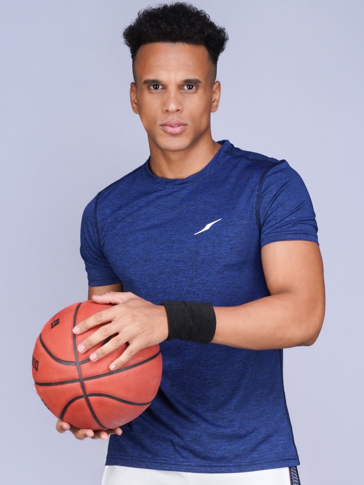 Men Crew Neck Half Sleeve Sports T-Shirt