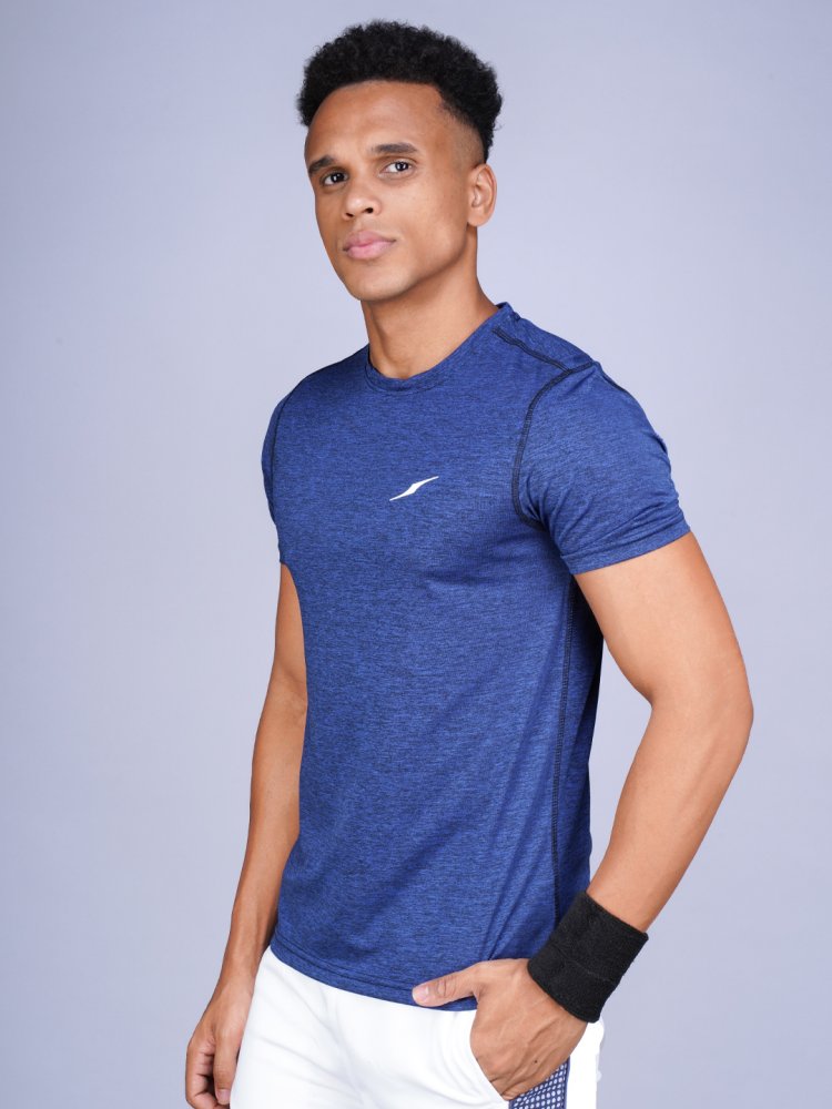 Men Crew Neck Half Sleeve Sports T-Shirt